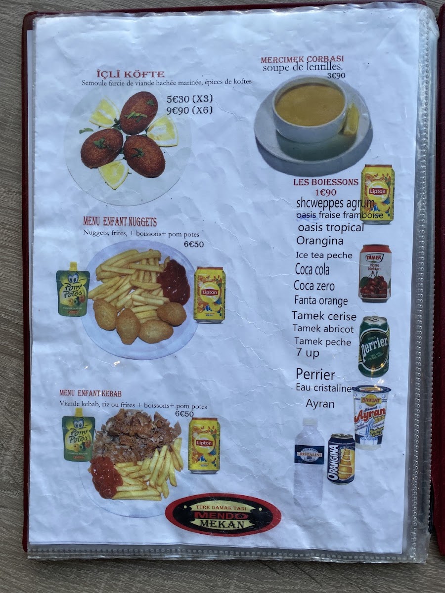 Mendo Mekan - Restaurant de Spécialités Turques Menu - Image 2
